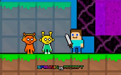 Sprunki vs MCCraft logo