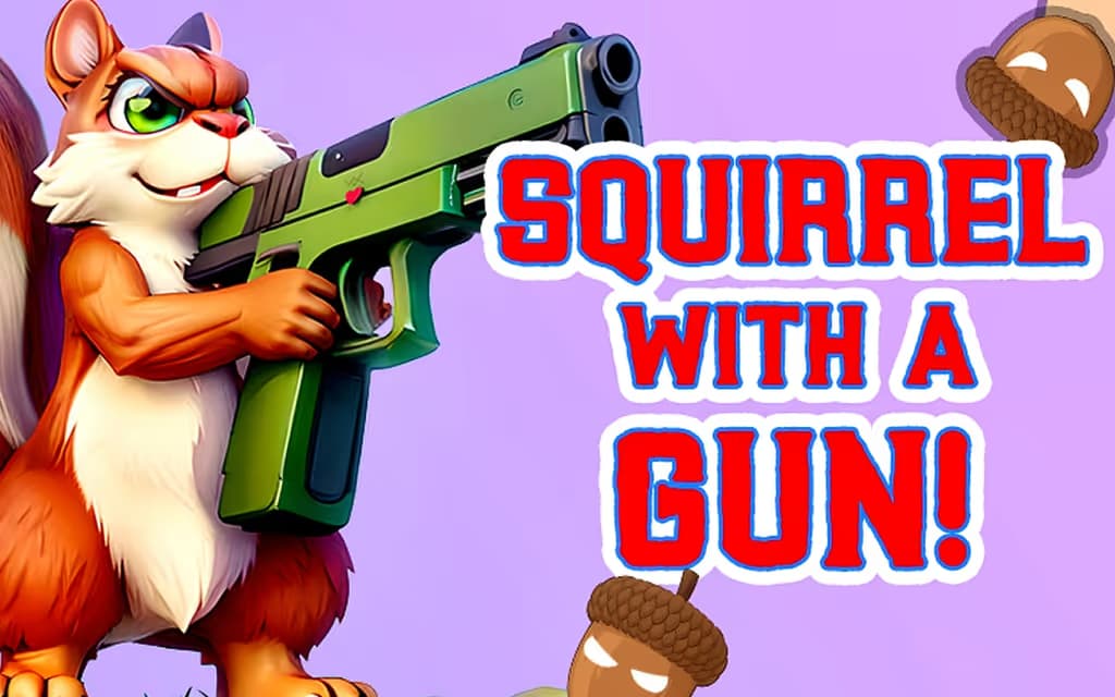 Squirrel with a Gun! logo