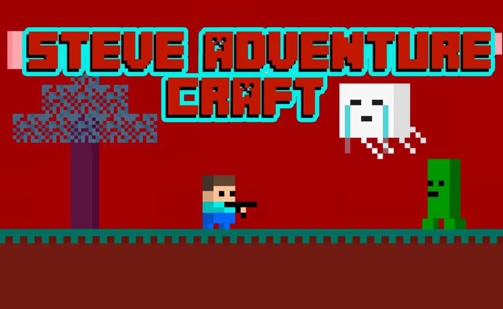 Steve AdventureCraft Nether logo