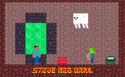 Steve Red Dark logo