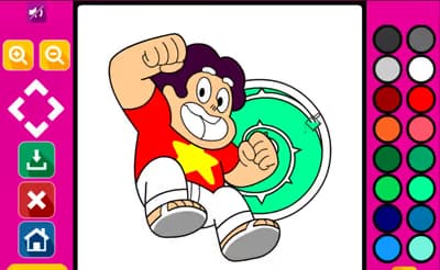Steven Universe Coloring Book Game logo