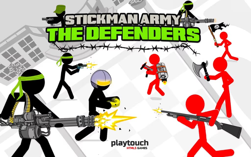 Stickman--Army The Defenders logo