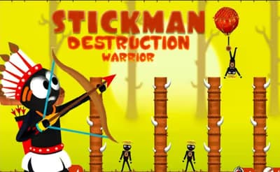 Stickman Destruction Warrior logo