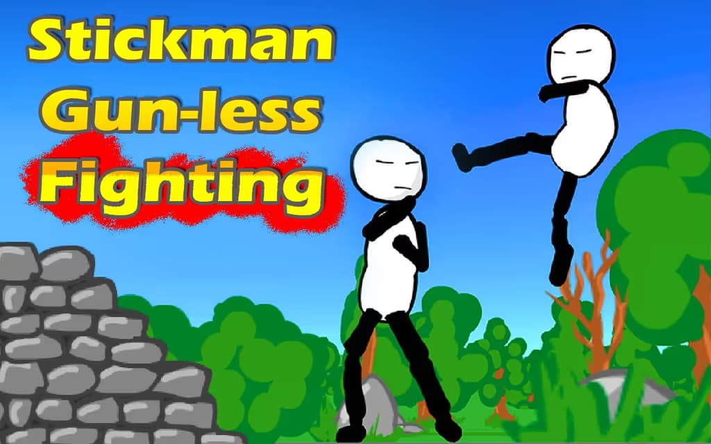 Stickman Gun - Less Fighting logo