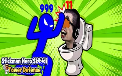 Stickman Hero Skibidi Tower Defense logo