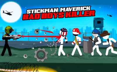 Stickman Maverick Bad Boys Killer logo