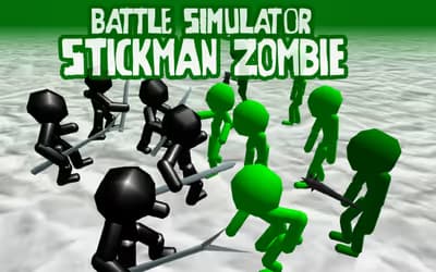 Battle Simulator Stickman Zombie logo
