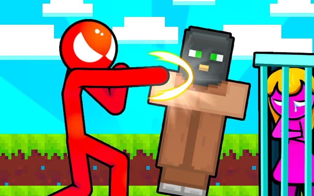Stickman vs Villager: Save the Girl logo