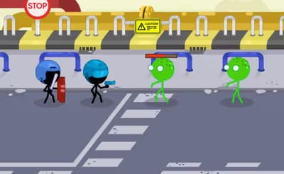 Stickmen Vs Zombies logo