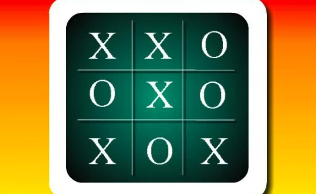 Sunset Tic Tac Toe logo