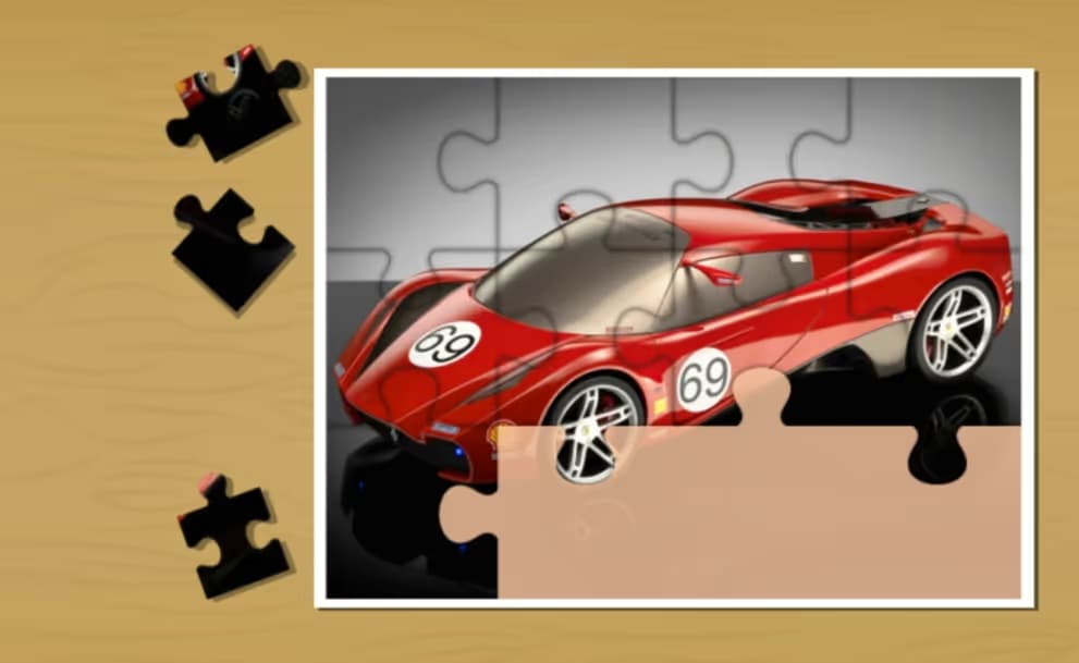 Super Cars Jigsaw Puzzle logo