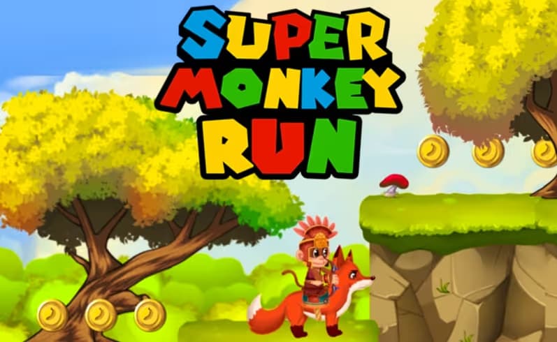 Super Monkey Run logo