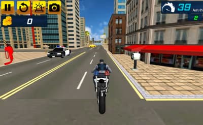 Super Stunt Police Bike Simulator 3D logo