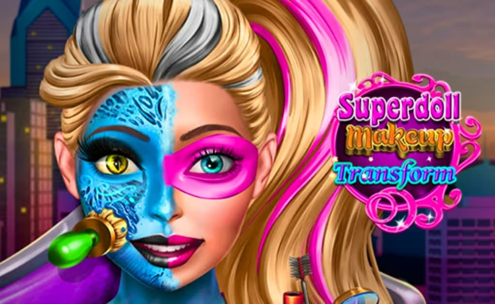 SuperDoll Makeup Transform logo