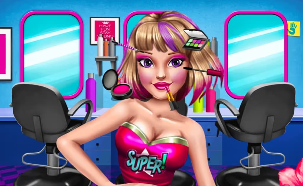 SuperHero Make Up Salon logo