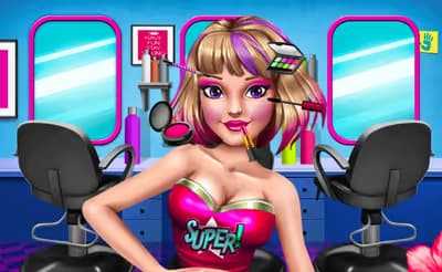 SuperHero Make Up Salon logo