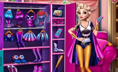Superhero Spring Princess Dress up logo