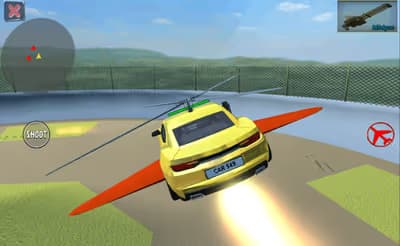 Supra Crash Shooting Fly Cars logo