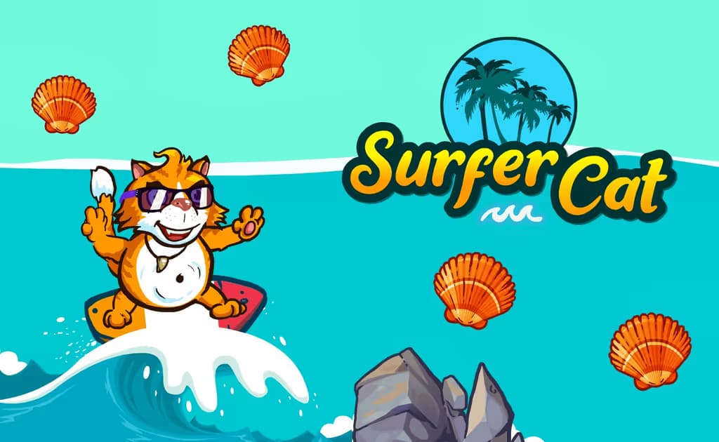 Surfer Cat logo
