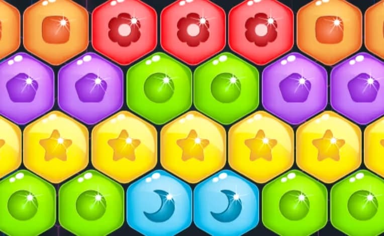 Sweet Candy Hexa Puzzle logo