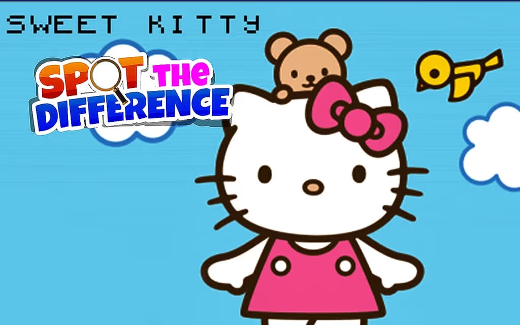Sweet Kitty Spot the Difference logo