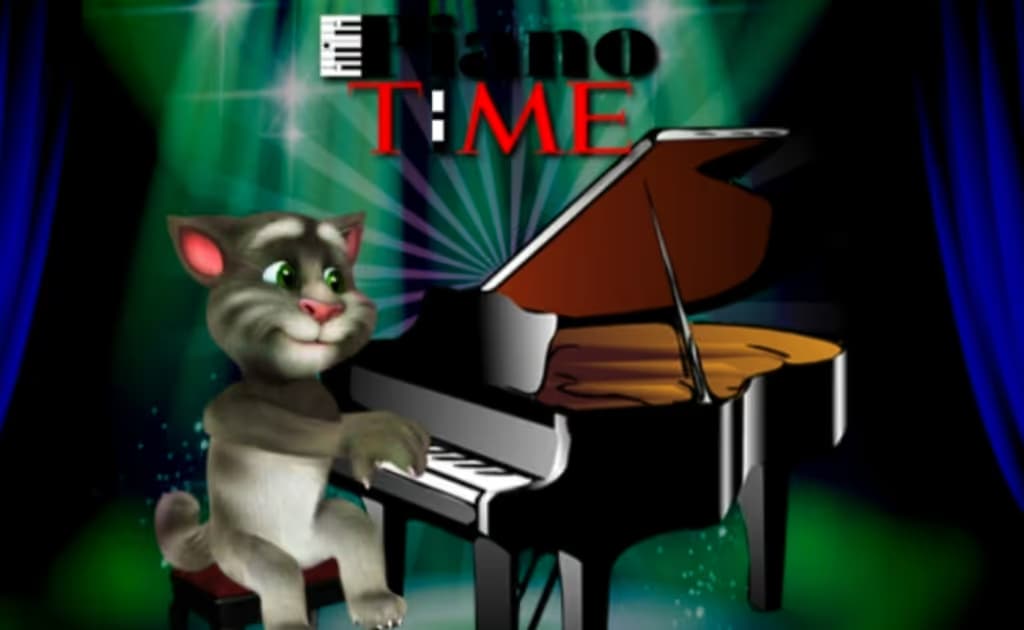 Talking Tom Piano Time logo