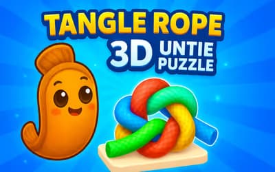 Tangle Rope 3D Untie Puzzle logo