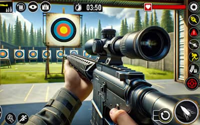 Target Gun Shooting Adventure logo