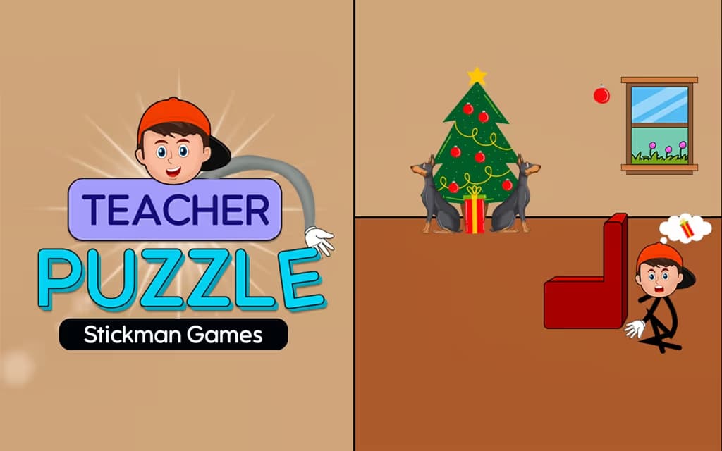 Teacher Puzzle Stickman Games logo