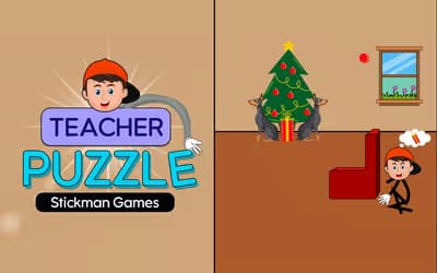 Teacher Puzzle Stickman Games logo