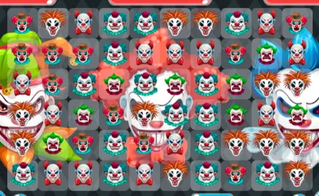 Terrifying Clowns Match 3 logo
