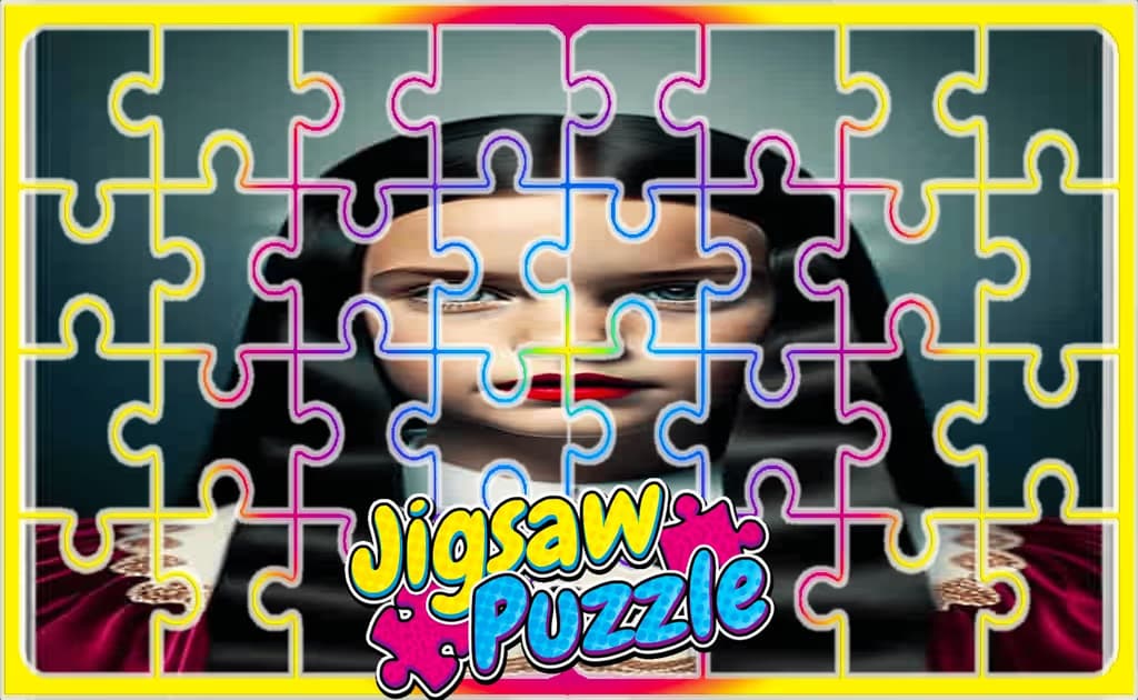 The Addams Family Perfect Fit Jigsaw logo