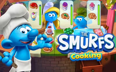The Smurfs Cooking logo