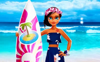 Tina - Surfer Girl logo