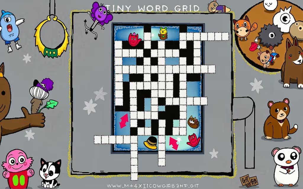 Tiny Word Grid logo
