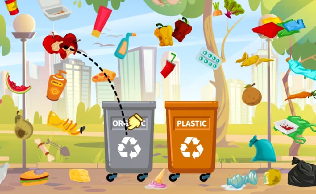 Trash Sorting for Kids logo