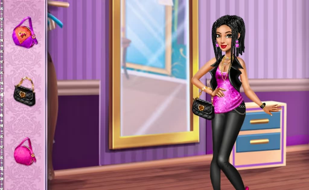 Tris Fashionista Dolly Dress Up logo