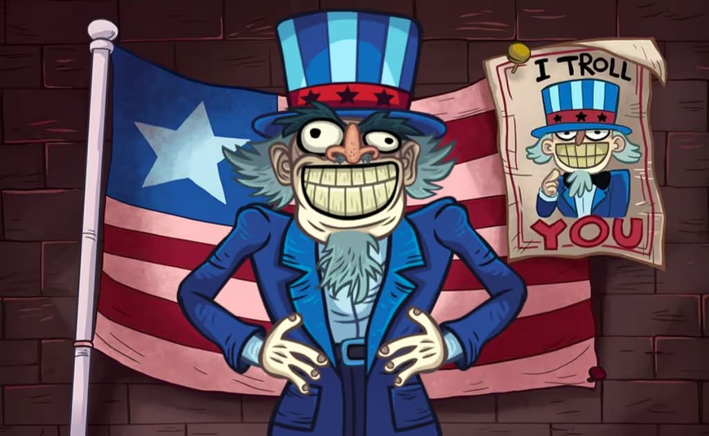 TrollFace Quest: USA Adventure logo