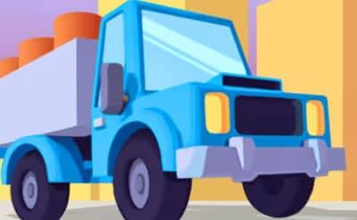Truck Deliver 3D logo