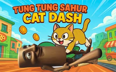 Tung Tung Sahur Cat Dash logo