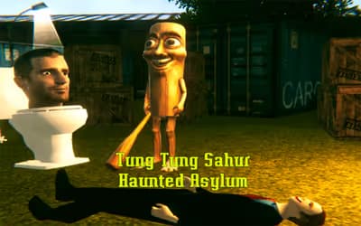 Tung Tung Sahur Haunted Asylum logo