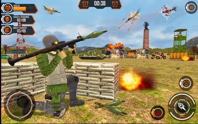Us Army Missile Attack Game logo