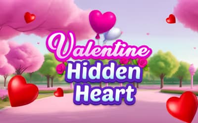 Valentine Hidden Heart logo