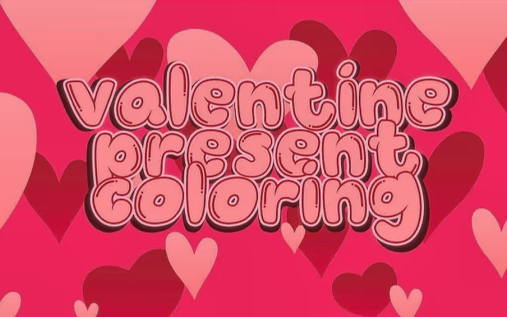 Valentine Present Coloring logo