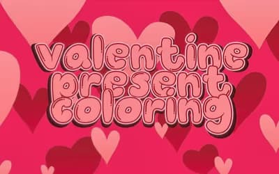 Valentine Present Coloring logo