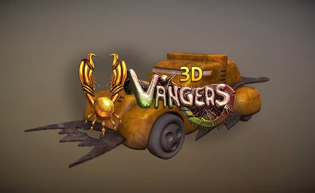 Vangers 3D logo