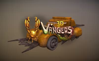 Vangers 3D logo