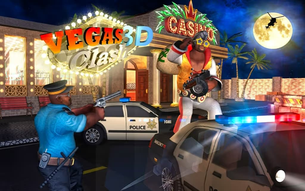 Vegas Clash 3D logo