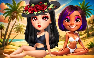 Wave Chic Ocean Fashion Frenzy logo