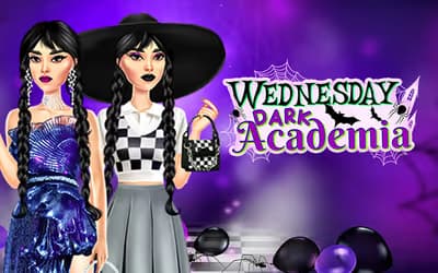 Wednesday Dark Academia logo
